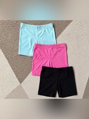 Toddler Girls Bike Shorts - Set of 3 - 4T